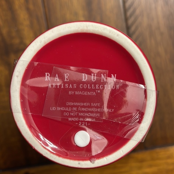 NIB Rae Dunn Red White and Booze Travel Mug Gift, Present - Picture 6 of 6